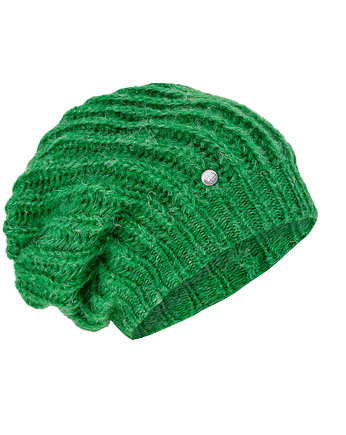 Miękka czapka ze ściągaczem zielona, YOU by Tokarska