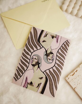 Pocztówka Ilustracja Skrzydła, Maybe Jwlr