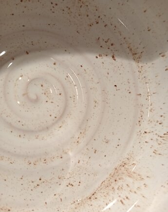 2 małe maselnice w kropki, Dobrocie ceramika