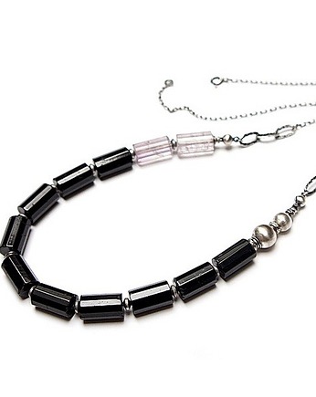 Black and lavender  naszyjnik, Katia i krokodyl