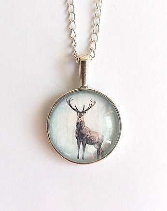 Medalion, naszyjnik - Jeleń 3 - prosty, yenoo