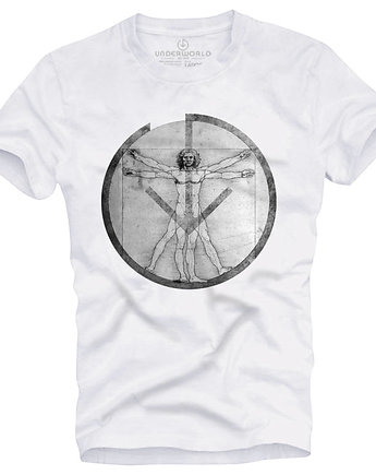 T-shirt męski UNDERWORLD Leonardo biały, UNDERWORLD