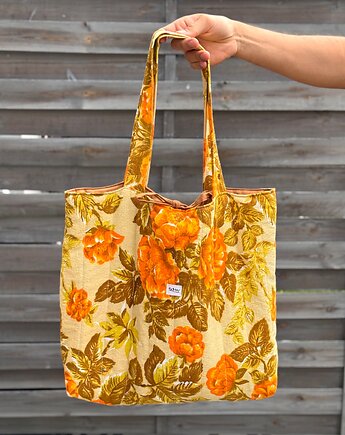 Torba pikowana w Vintage Duża, wu handmade