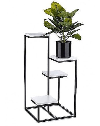 Kwietnik Metalowy Ekspozytor na 4 Kwiaty Caserta White, MIA home