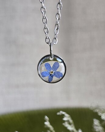 Zawieszka z niezapominajką, zkwiatem