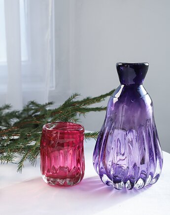 Zestaw dwóch szklanek i karafki "Optyk", Pietkiewicz Design