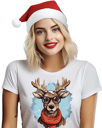 Koszulka świąteczna renifer t-shirt, EvienArt