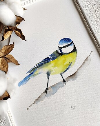 Akwarela sikorka, Wiktoria Borys Art