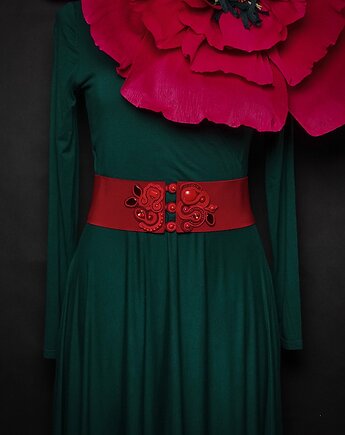 Na zamówienie - pasek z klamrą sutasz, Mró Soutache