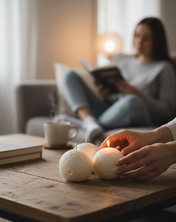 Zestaw świec sojowych księżyce, Oyka Candle