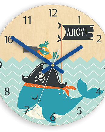 Zegar dziecięcy Pirat  30cm, ModernClock