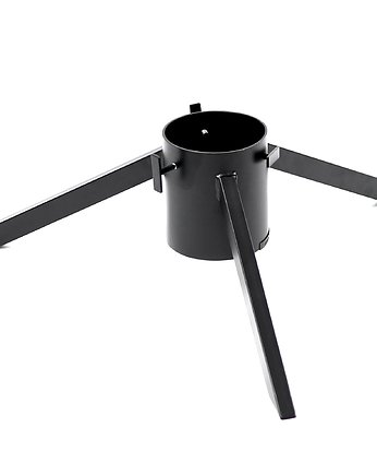 Stojak Choinkowy Metalowy Pod Choinkę fi9.5cm czarny LOFT, JAKPOLDESIGN