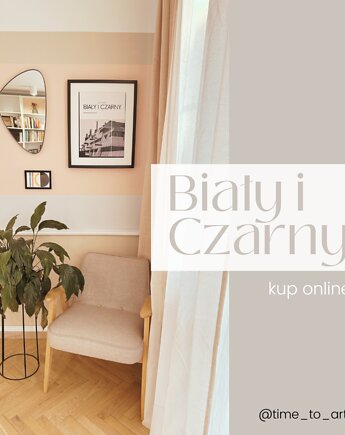 Grafika Biały i czarny, Judyta Nova