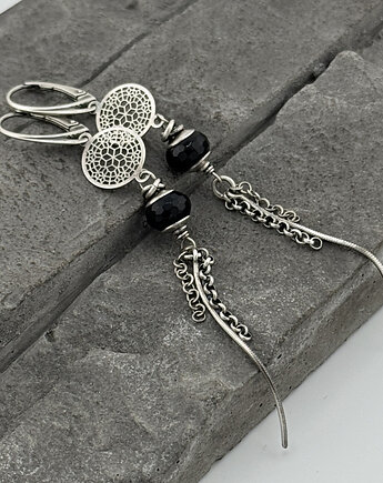 Kolczyki z onyksami, RayOfArt