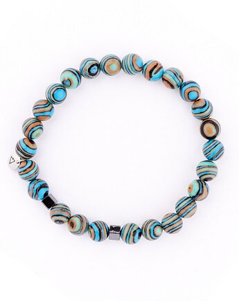 Męska Bransoletka z kamieni spokoju, Kulka Bransoletki