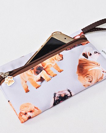 Etui na telefon na klucze saszetka pieski, Uszyciuch