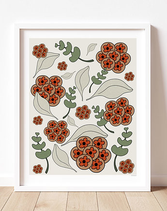 Plakat z kwiatami, Dekorando