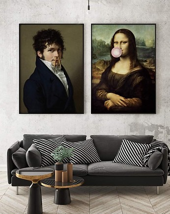Zestaw plakatów - Mona Lisa Mr Pencil, HOG STUDIO