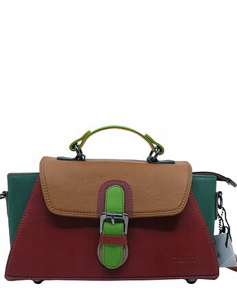 Torebka damska skórzana retro do ręki regulowany pasek elegancka eko OLIVKA, Olivka Warsaw