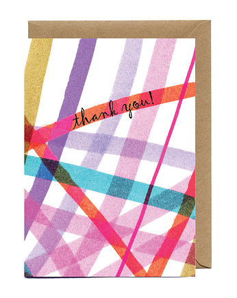 Kartka z podziękowaniem Thank you, JuliArt