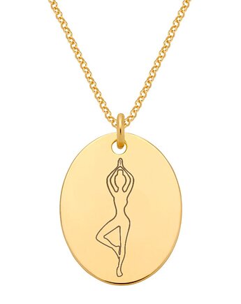 Medalion joga pozycja drzewa, Laoni