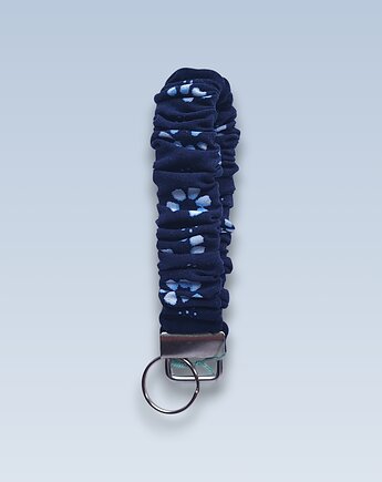 Smyczka granatowa scrunchie na gumie, mi.KREO