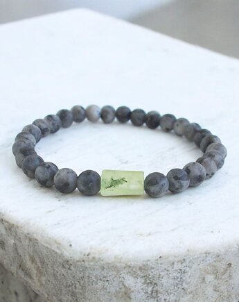 Jaspis i prehnit Bransoletka, galeria nuit