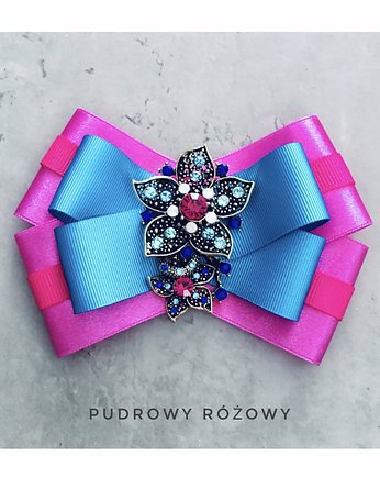 Brosza  Intensywne Kolory Z kwiatami, Pudrowy Różowy