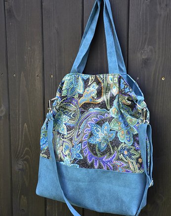 TORBA HOBO XXL - print, arabia, PRACOWNIA 166