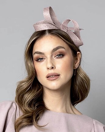 Fascynator Mono LAWENDOWY /oraz inne kolory, MONIKA SAXTON LUXURIOUS MILLINERY