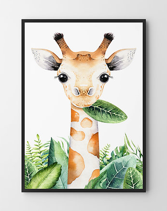 Żyrafa  - plakat, HOG STUDIO