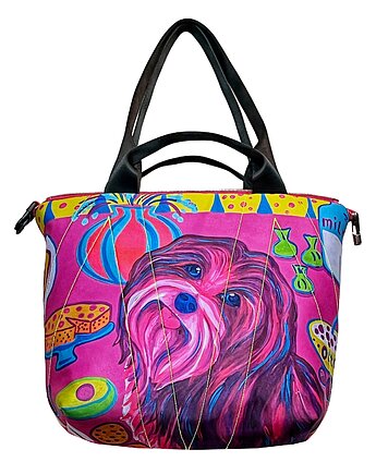 Art MIMA bag SHORT & Oksana Chumakova print, MIMAbags