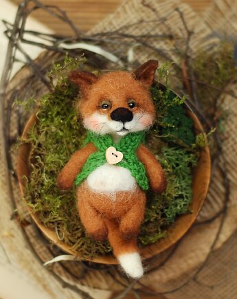 Lis Miniaturka- Rudi, BoboLobo Handicraft