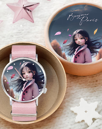 Zegarek - Bonjour Paris + box, Ewa Saj Fotografie