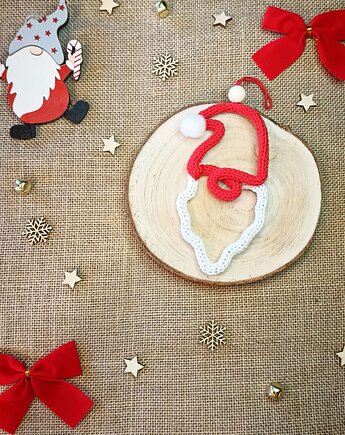 Bombka na choinkę - Skrzat/ Mikołaj, Włóczkopis