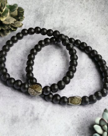 Komplet dla pary : PIRYT & ONYKS :: na gumce, kaktusia