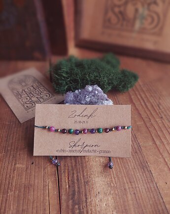 Bransoletka z kamieni naturalnych Zodiak SKORPION, Moon Spirit Stones