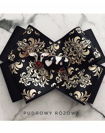 Brosza  z Krową NEW Krówka na szczęście, Pudrowy Różowy