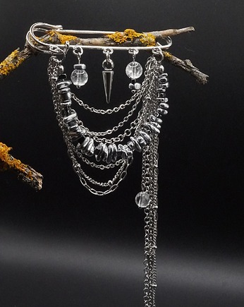 Broszka Hematyt, Kryształ Górski i Kaskada Stali, Unique