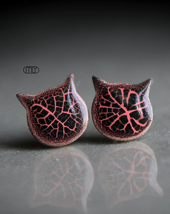 Kolczyki ceramiczne Koty, Magda Łysiak