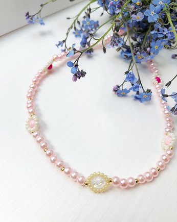 Choker lata 90 z kwiatkami, Luna by Sisters