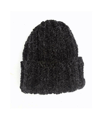 Chunky beanie  z wełną Alpaca Alpine, Mademoiselle Patrini