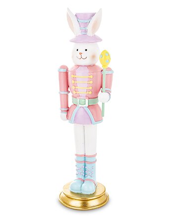 Figurka - Królik w różowym mundurze 28x7,5x8 cm SUNDALO, MIA home