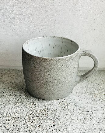 Duży kubek piaskowy 370ml, CESELE Ceramika
