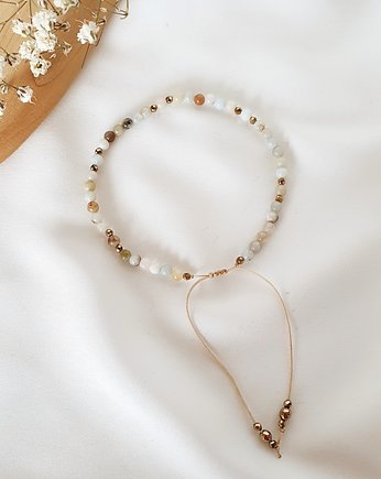 pastelowa bransoletka z amazonitem, LEI handmade 