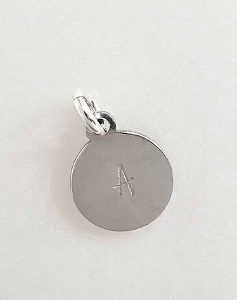 Personalizowana zawieszka z literką srebro 925, ATdiament