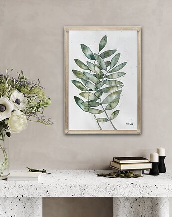 Listki a4 - akwarela, Bohemian Soul atelier by M.