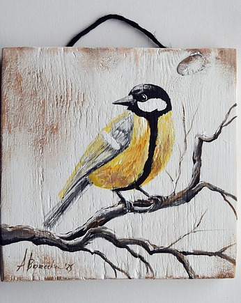 Sikorka obraz malowany na desce, Galeriai