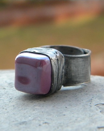 Kostka lilaróż   - pierścień, Beata Trotter