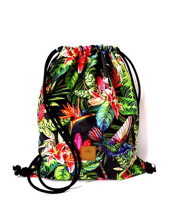 Plecak welurowy Kolibry Tropic, sabi tatka